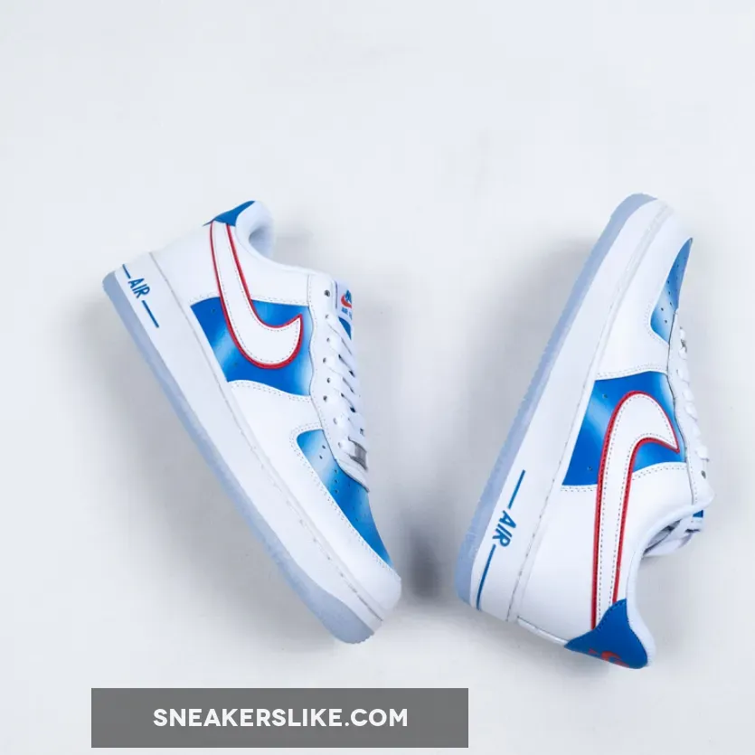 Nike Air Force 1 Low Pacific Blue/University Red-White / Air Force 1 Blue And Red