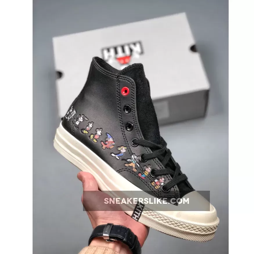 Kith X Converse X Disney Chuck 70 Hi Mickey Mouse Black 1666267714 For Sale