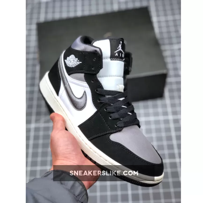 Air Jordan 1 Mid SE 'Satin Smoke Grey' 852542-011 Online