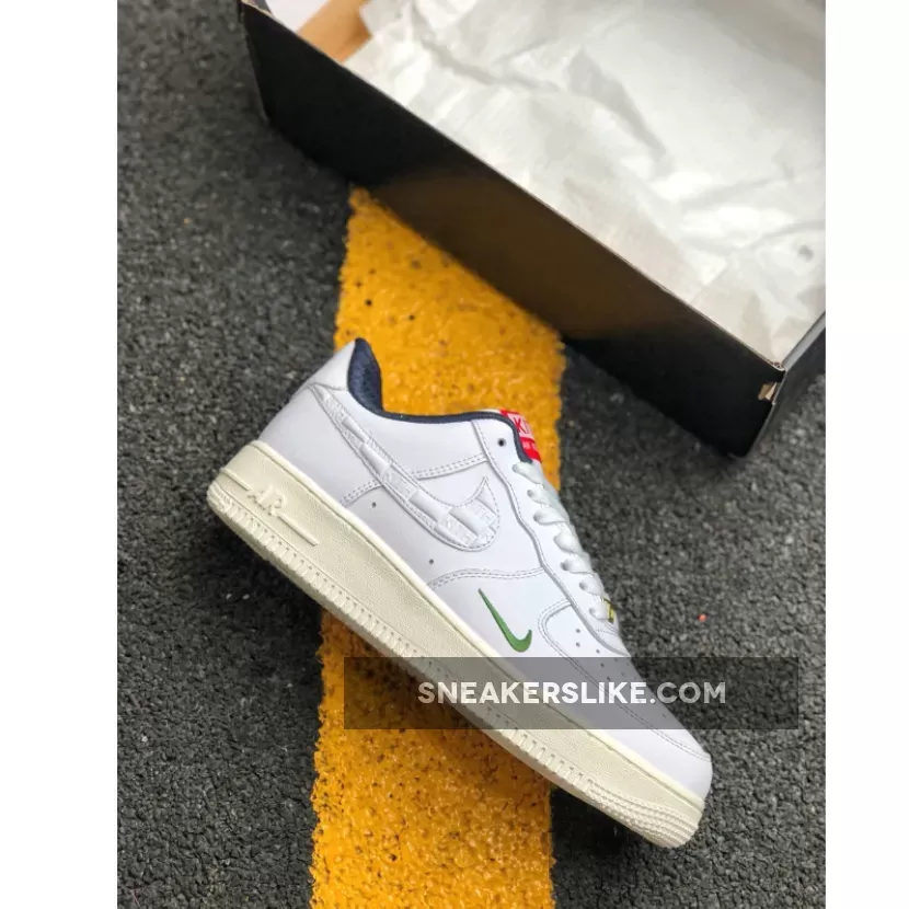 Kith X Nike Air Force 1 Low White/University Red-Metallic Gold Online