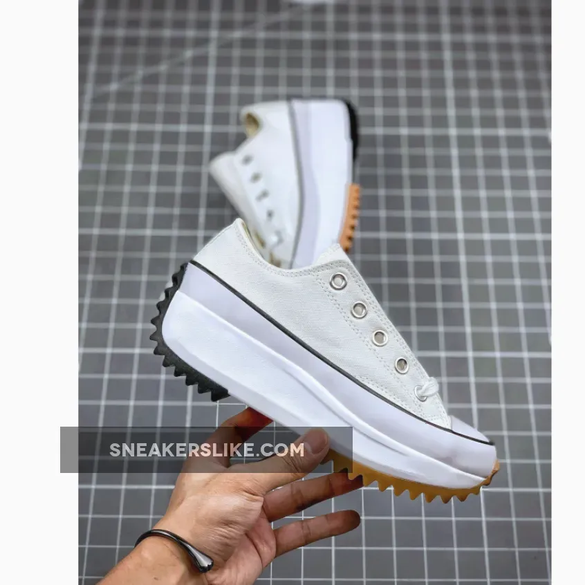 Kids Converse Run Star Hike Low Top White 168817C - converse star hike low top