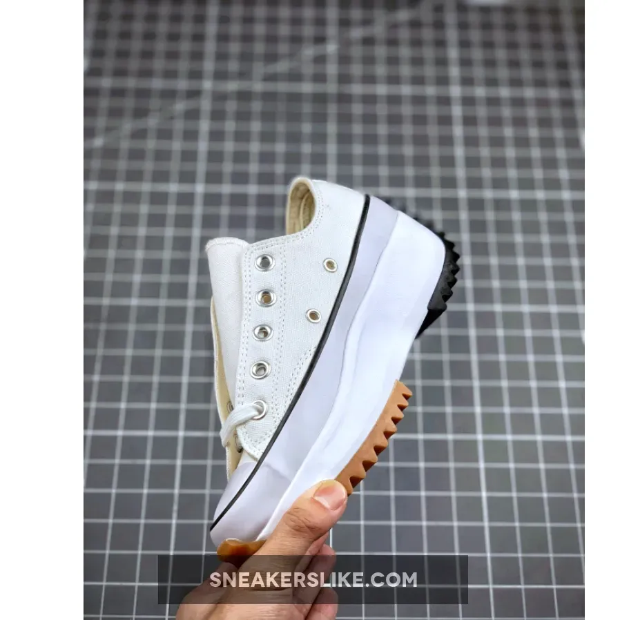 Kids Converse Run Star Hike Low Top White 168817C - converse star hike low top