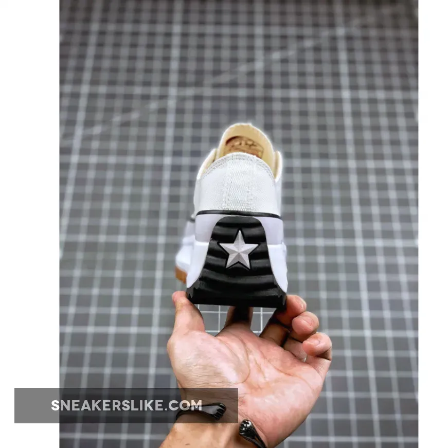 Kids Converse Run Star Hike Low Top White 168817C - converse star hike low top