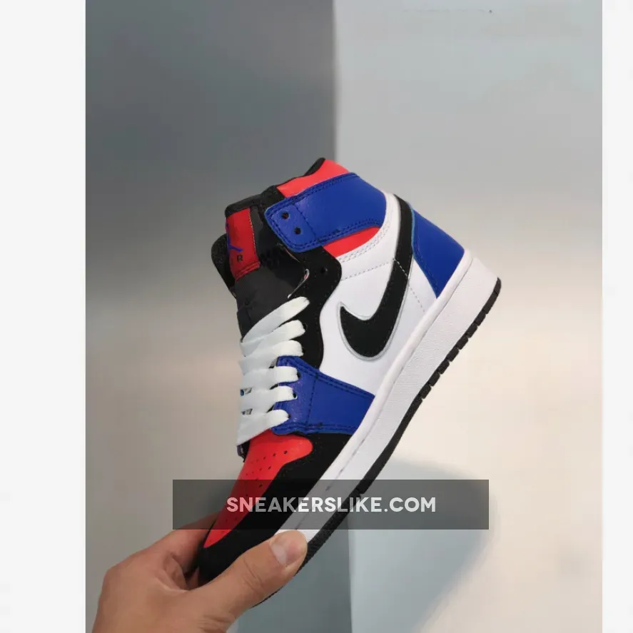 Air Jordan 1 Mid 'Top 3' Blue Red Black White Air Jordan 1 Mid Goat