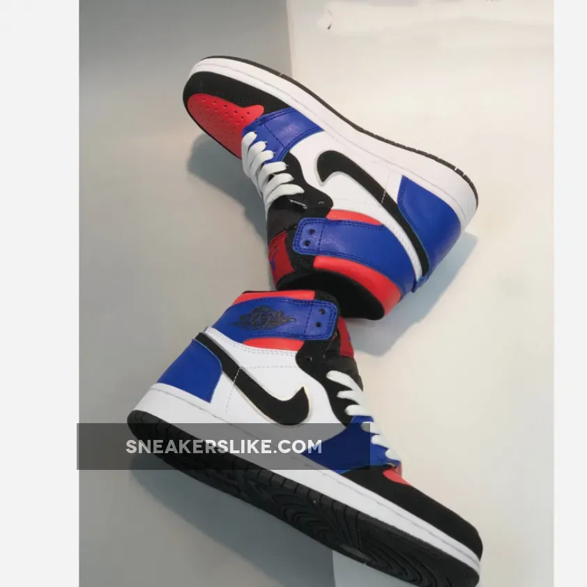 Air Jordan 1 Mid 'Top 3' Blue Red Black White Air Jordan 1 Mid Goat