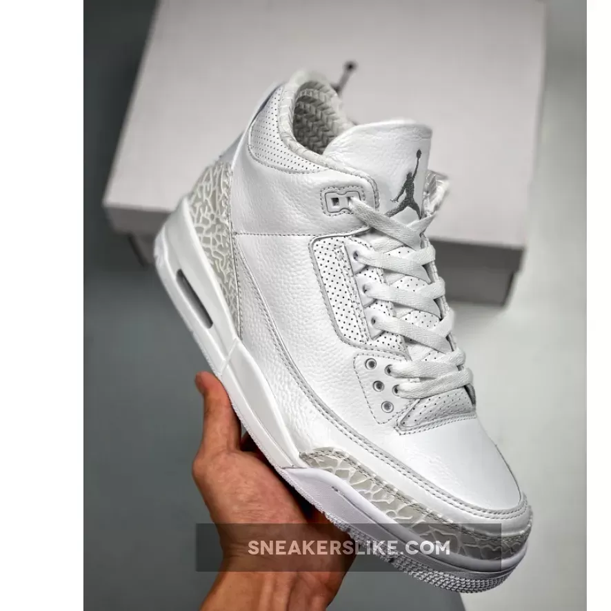 Air Jordan 3 'Pure White' 136064-111 / jordan 3's for sale