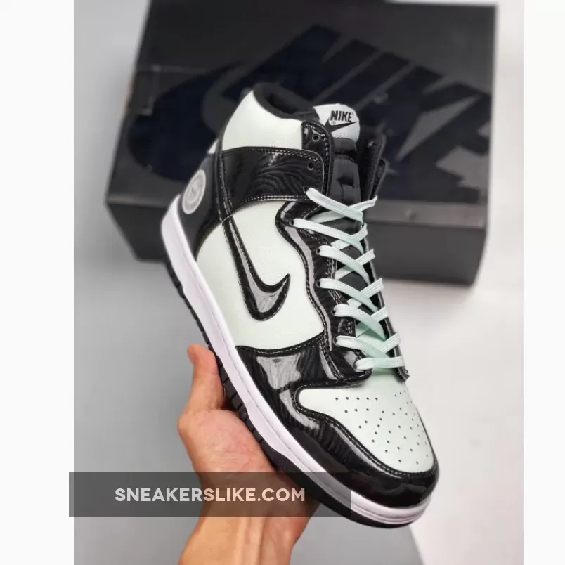 Nike Dunk High 'All Star 2021' Barely Green/Black-White #black and green nike high tops