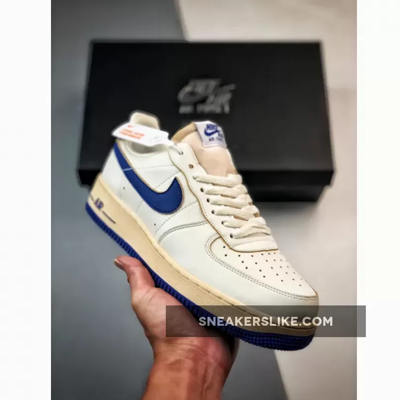 Nike Air Force 1 Low "Athletic Department" White Sport Royal FQ8103-133