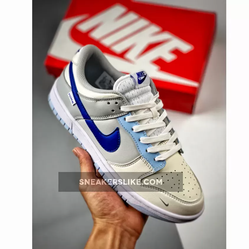 Nike Dunk Low Ivory/White/Photon Dust/Hyper Royal FB1843-141 - dunk hyper royal