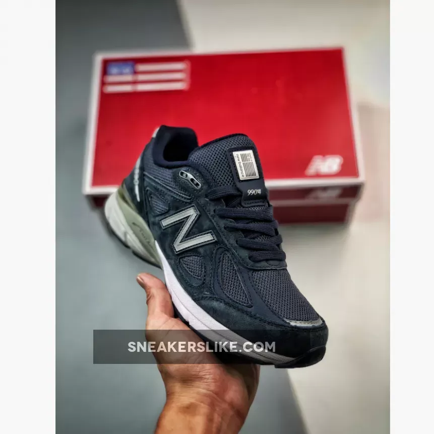 Kith x New Balance 990v4 Navy - 990v4 kith