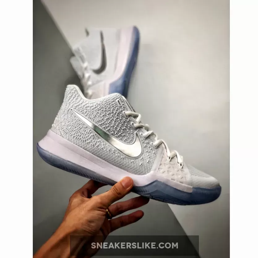 Nike Kyrie 3 White Chrome 852395-103