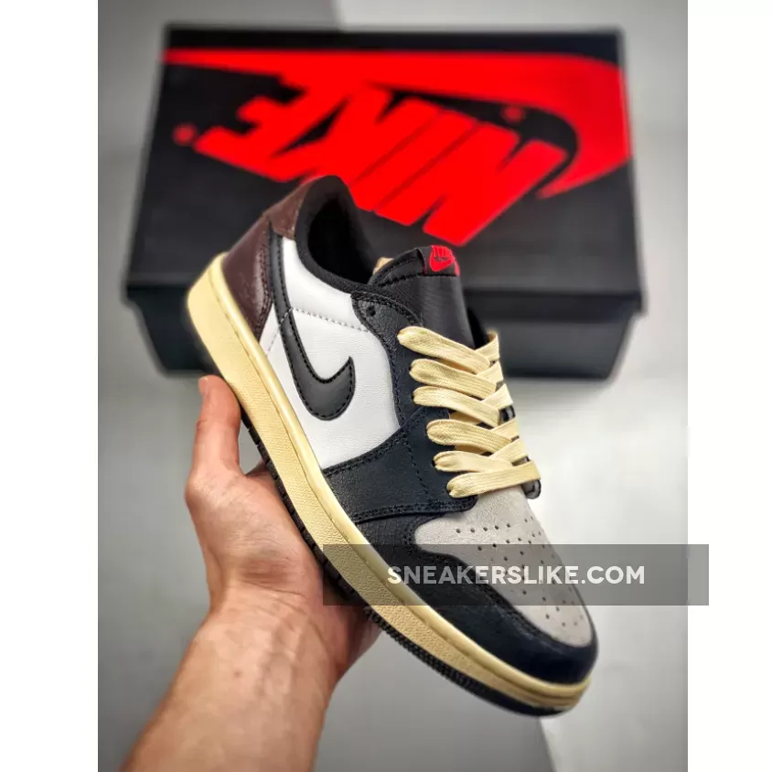 Air Jordan 1 Low OG Black White Chocolate Chocolate Jordan 1 Low