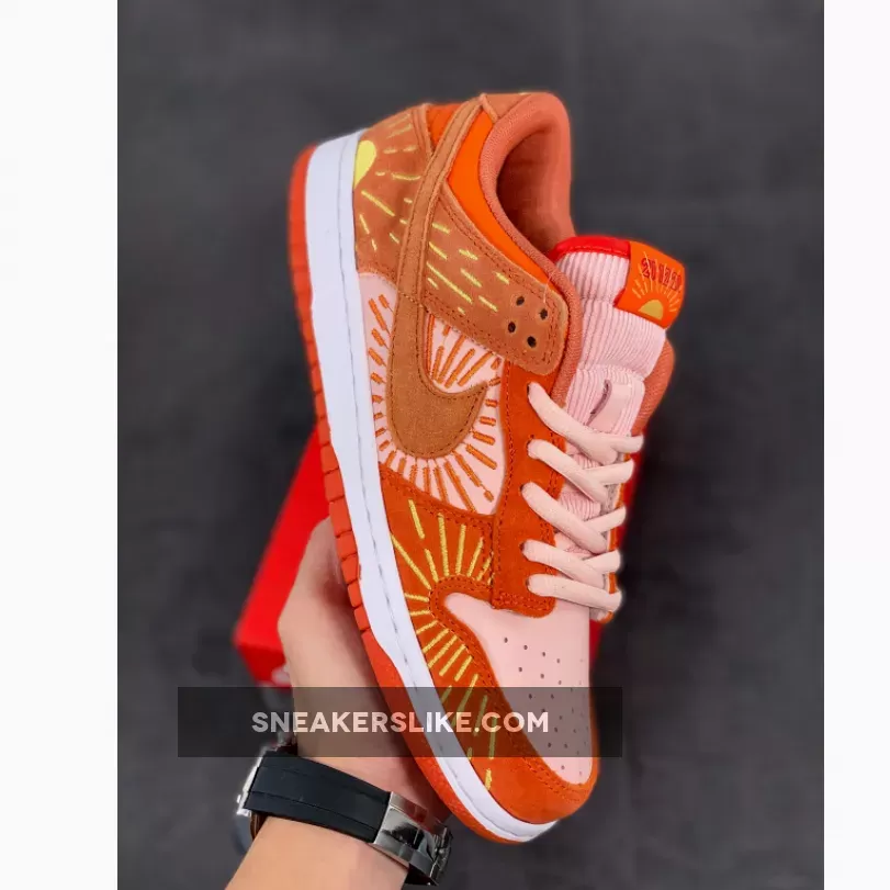 Nike Dunk Low 'Winter Solstice' Team Orange/Orange-Crimson Bliss DO6723-800 #nike dunk solstice