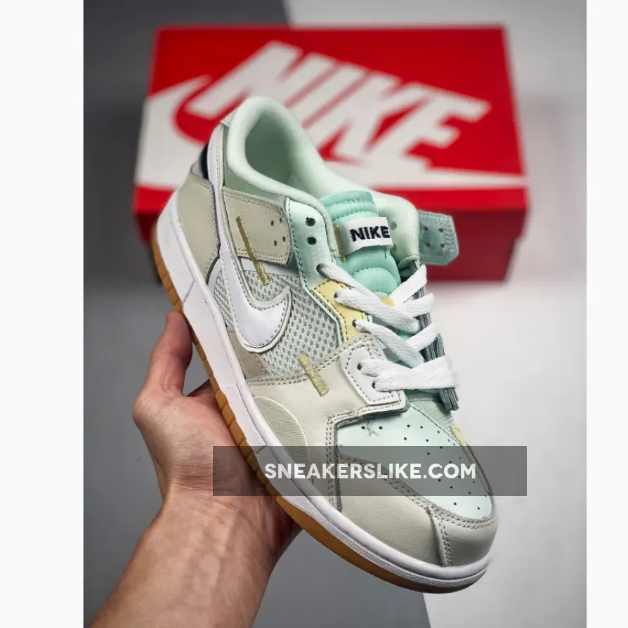 Nike Dunk Low Scrap 'Sea Glass' Sail/White-Seaglass-Seafoam / nike sea glass