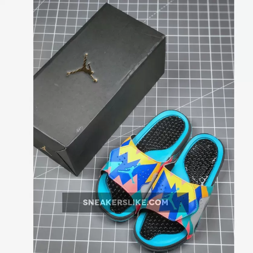 Air Jordan Hydro 5 Blue Multi-Color