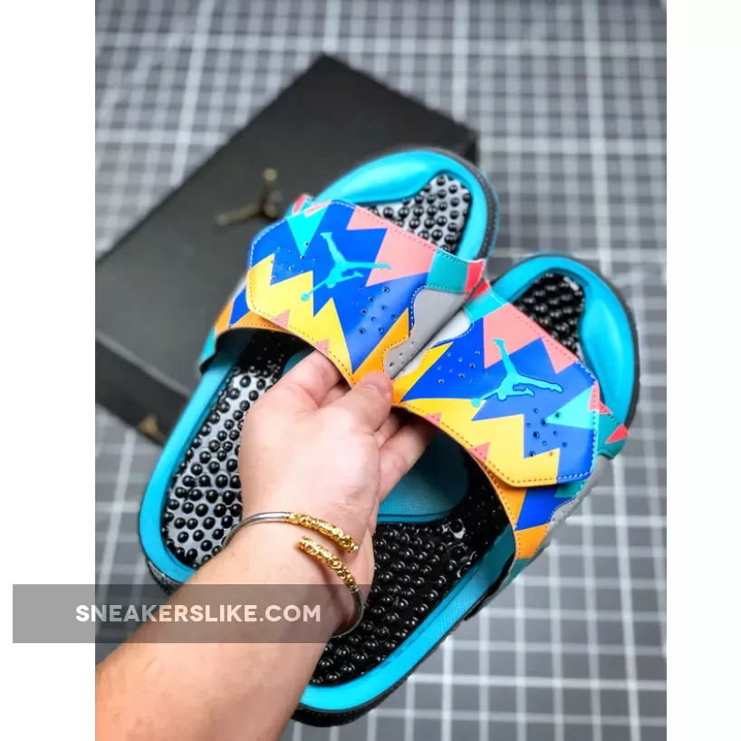 Air Jordan Hydro 5 Blue Multi-Color