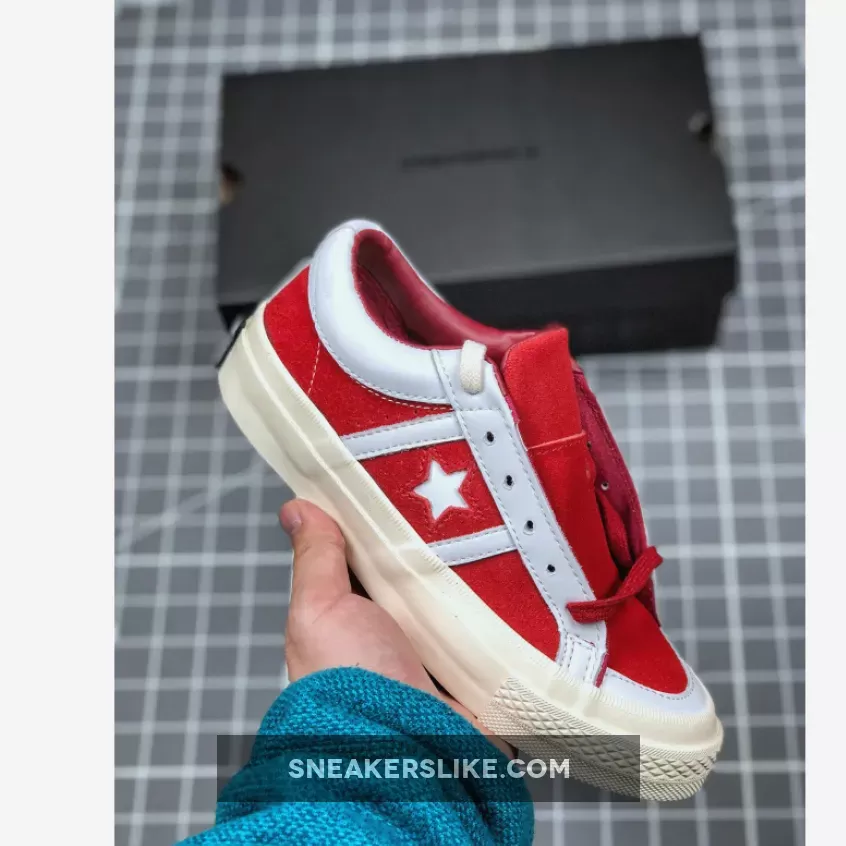 Converse Collegiate Suede One Star Academy Rumba Red/White/Egret