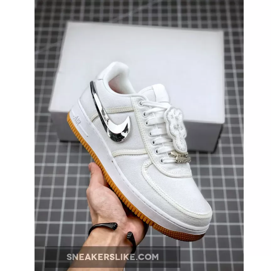Travis Scott Nike Air Force 1 Low White AQ4211-100 New Releases