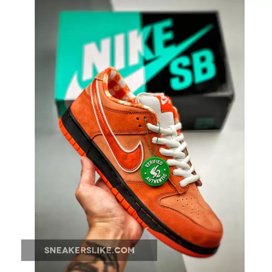 Concepts x Nike SB Dunk Low Orange Lobster FD8776-800 Nike Orange Lobster Dunks