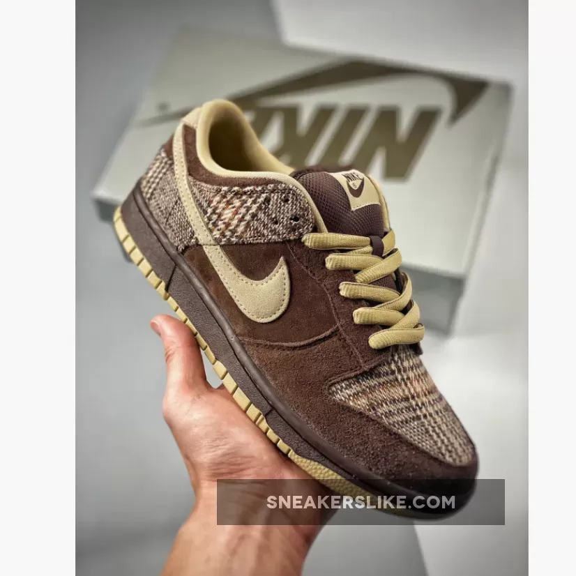 Nike SB Dunk Low 'Tweed' Baroque Brown/Mushroom - nike sb tweed