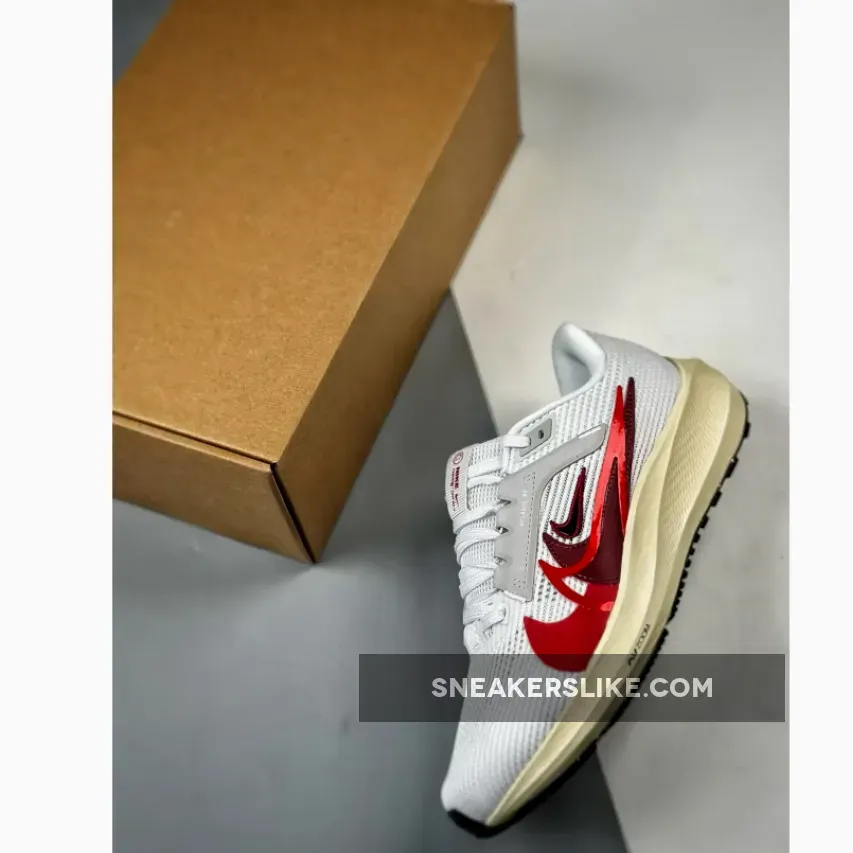 Nike Zoom Pegasus 40 White/University Red/Multi-Color, Nike Pegasus Trail FB7703-100