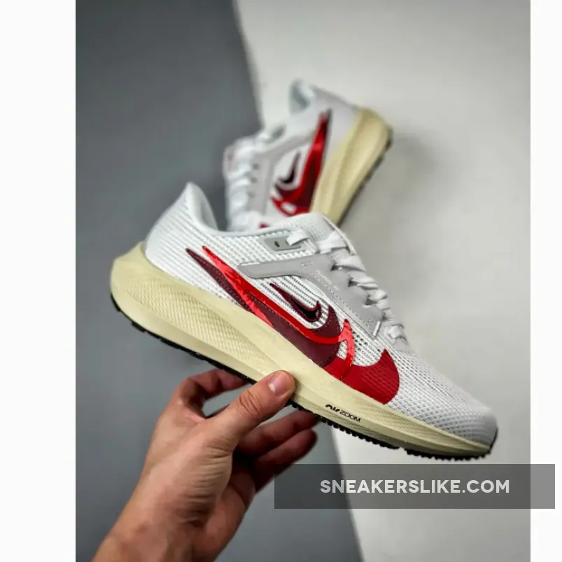 Nike Zoom Pegasus 40 White/University Red/Multi-Color, Nike Pegasus Trail FB7703-100