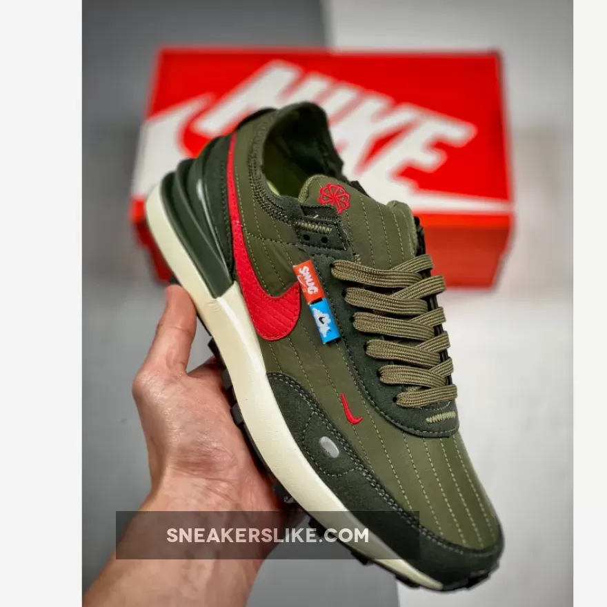 Nike Waffle One 'Toasty' Medium Olive/Sequoia-Black-Team Orange / nike waffle one size 12