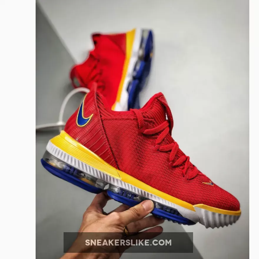Nike LeBron 16 Low 'SuperBron' University Red/Varsity Royal / lebron 16 superbron