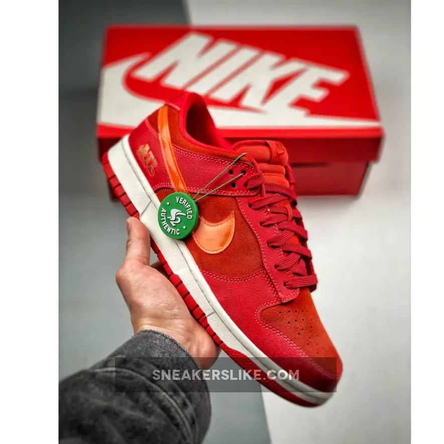 Nike Dunk Low ATL University Red/Bright Crimson FD0724-657 / nike dunks low goat