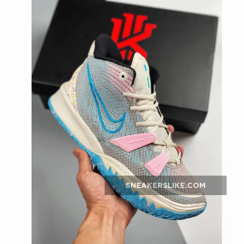 Nike Kyrie 7 Pale Ivory/Chlorine Blue-Black CZ0141-100