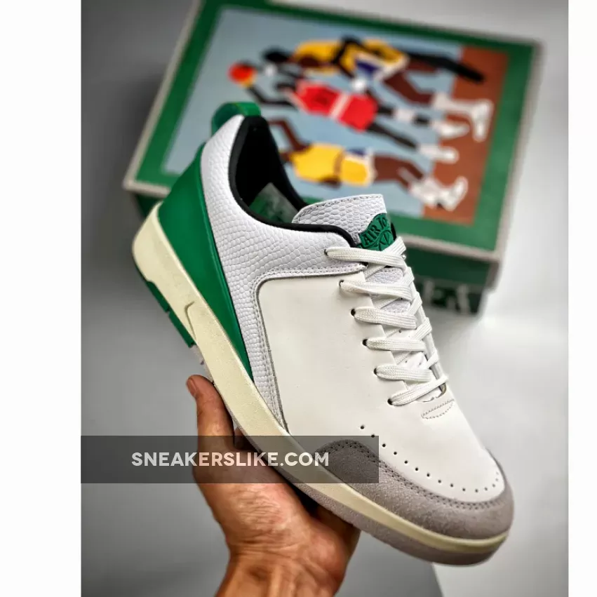 Nina Chanel Abney x Air Jordan 2 Low White Green DQ0560-160