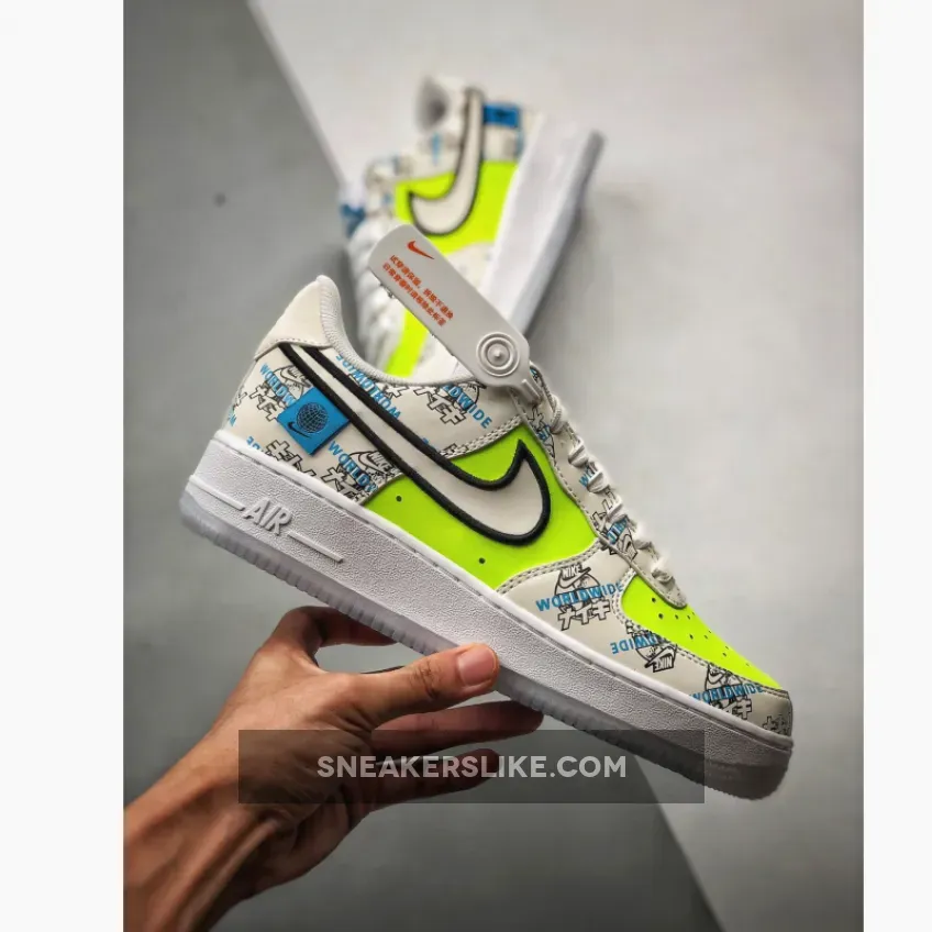 Nike Air Force 1 Low 'Worldwide' White Nike Air Force 1 Low Worldwide