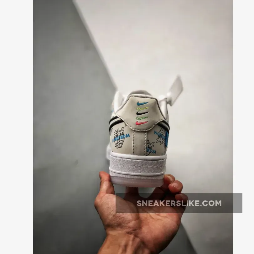 Nike Air Force 1 Low 'Worldwide' White Nike Air Force 1 Low Worldwide