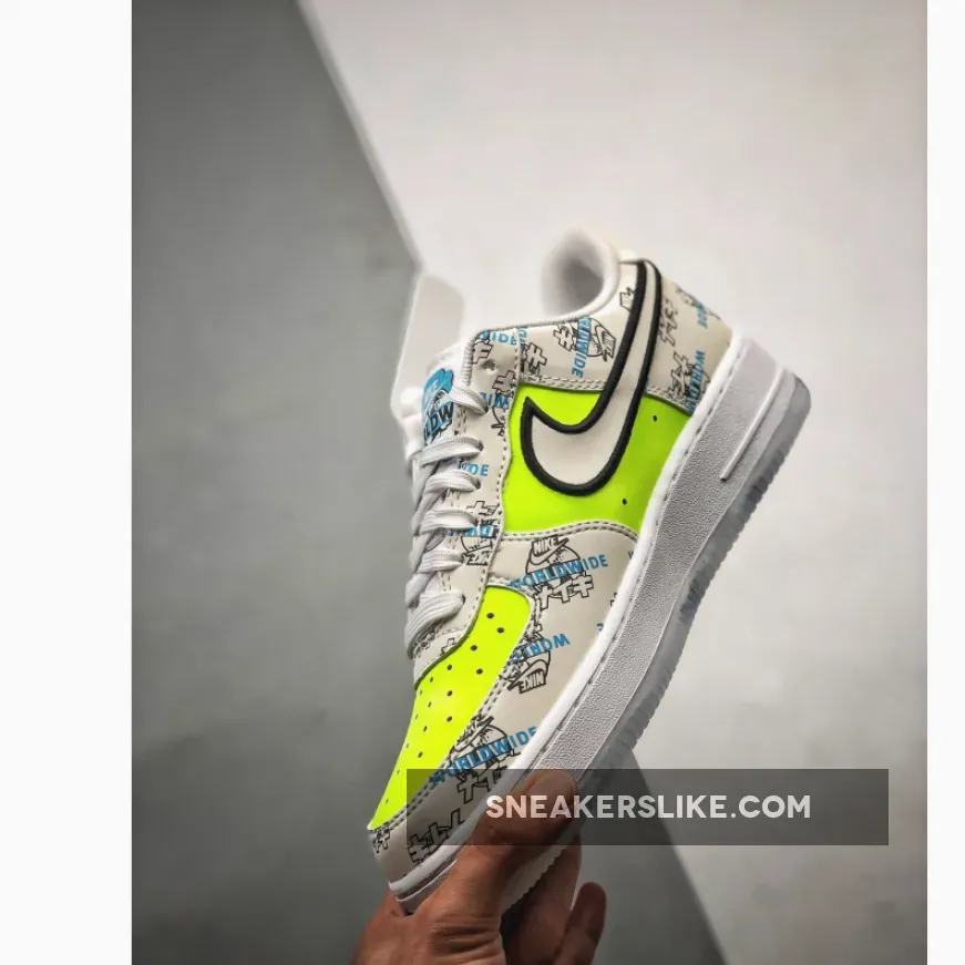 Nike Air Force 1 Low 'Worldwide' White Nike Air Force 1 Low Worldwide