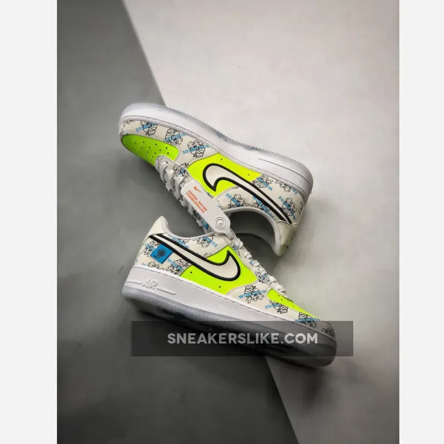 Nike Air Force 1 Low 'Worldwide' White Nike Air Force 1 Low Worldwide