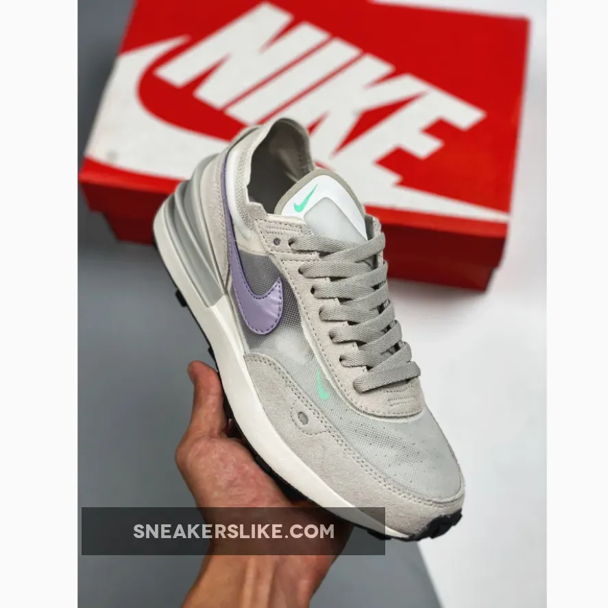 Nike Waffle One White/Infinite Lilac-Light Bone #nike waffle one lilac