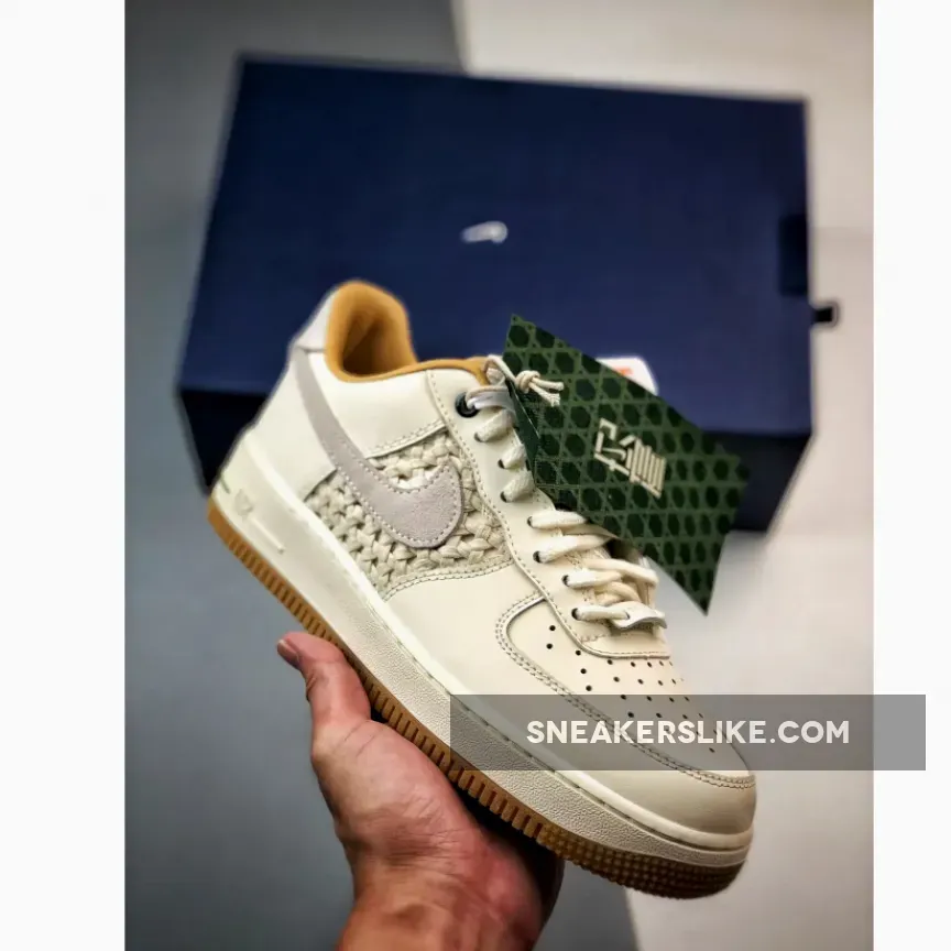 Nike Air Force 1 Low 'NAI-KE' Sail/Light Orewood Brown Nike Air Force 1 Low Light Orewood Brown FN0369-101