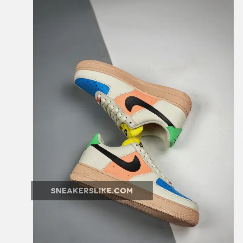 Nike Air Force 1 '07 Sail/Black-Bright Mango / airforce 1 sail