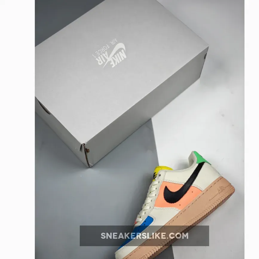 Nike Air Force 1 '07 Sail/Black-Bright Mango / airforce 1 sail