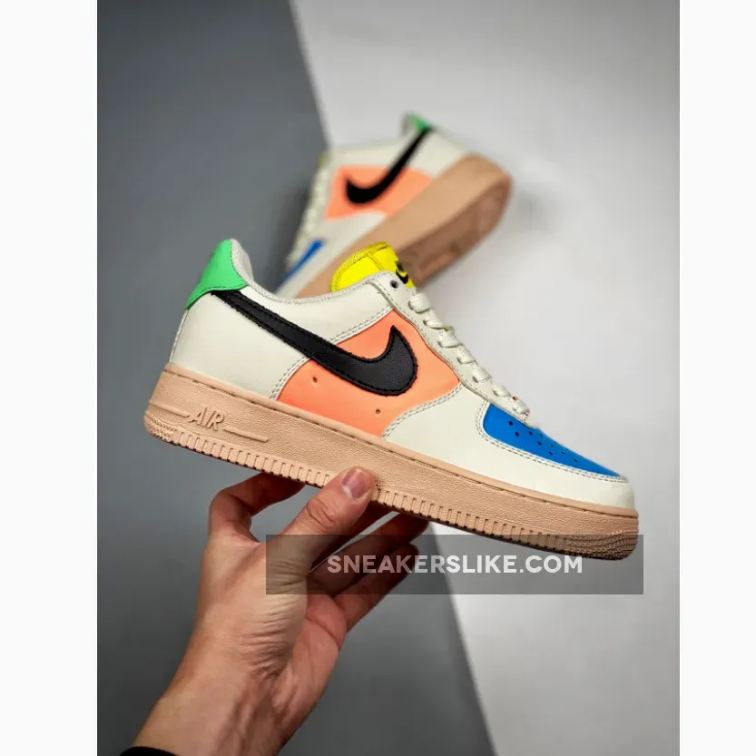 Nike Air Force 1 '07 Sail/Black-Bright Mango / airforce 1 sail