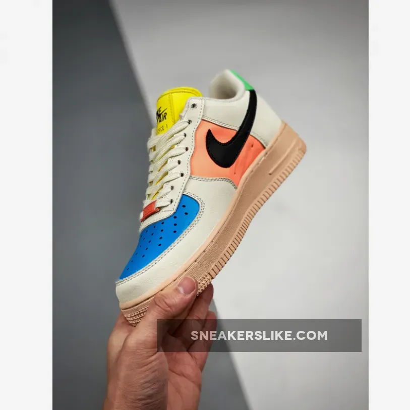 Nike Air Force 1 '07 Sail/Black-Bright Mango / airforce 1 sail