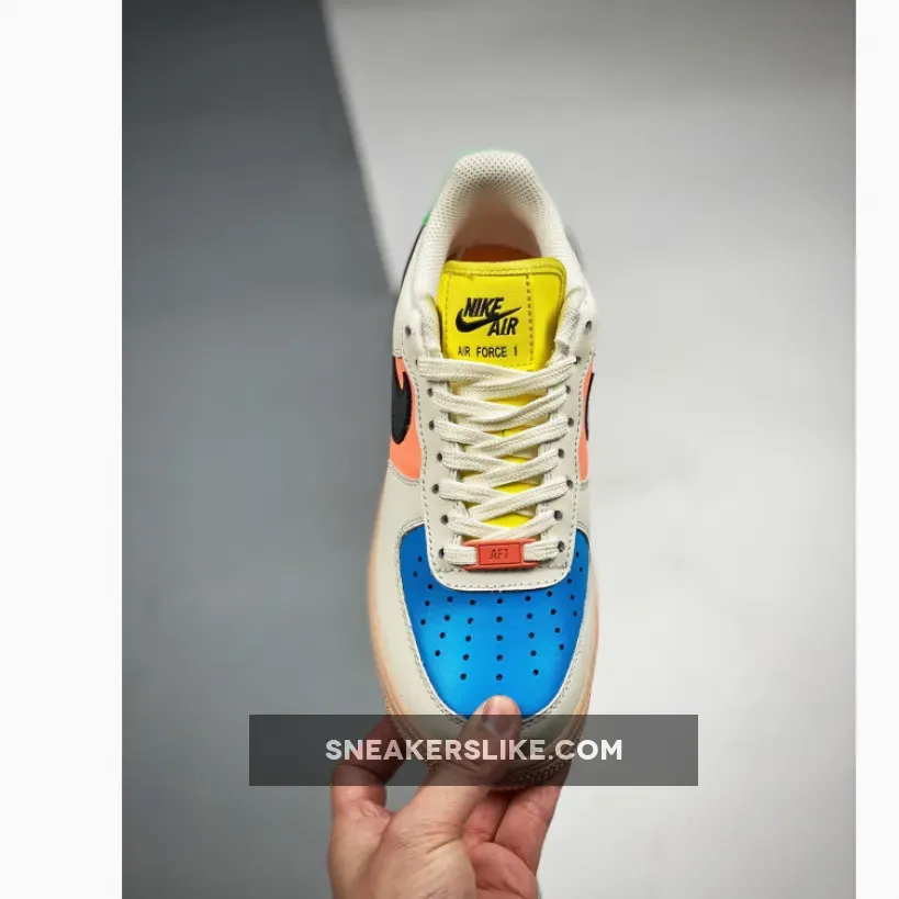 Nike Air Force 1 '07 Sail/Black-Bright Mango / airforce 1 sail