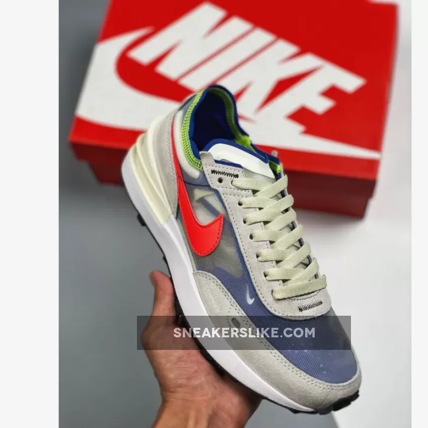 Nike Waffle One Blue Lining Crimson Swooshes DC0481-101 Restock