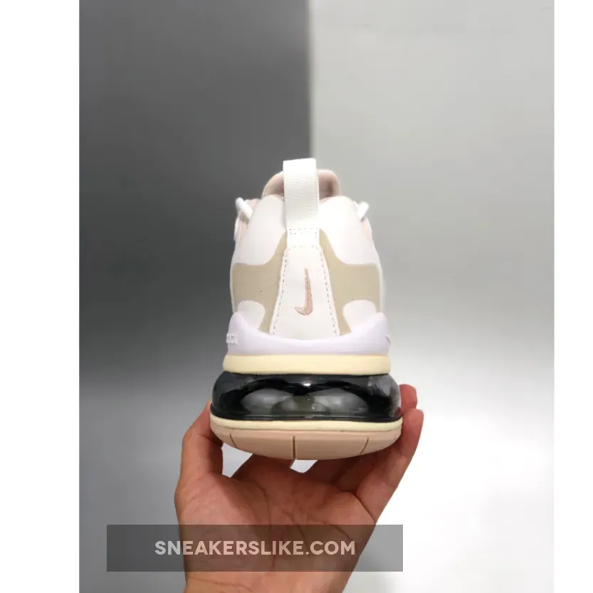 Nike Air Max 270 React Light Orewood Brown CJ0619-102 Air Max 270 React Summit White Orewood Brown