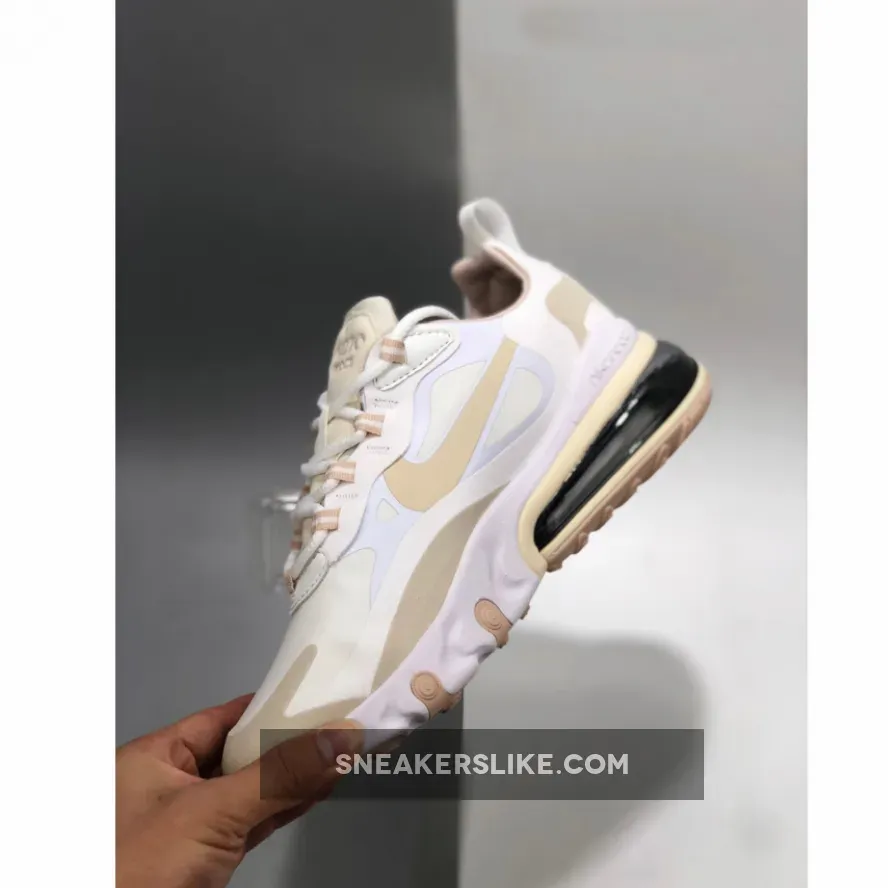 Nike Air Max 270 React Light Orewood Brown CJ0619-102 Air Max 270 React Summit White Orewood Brown