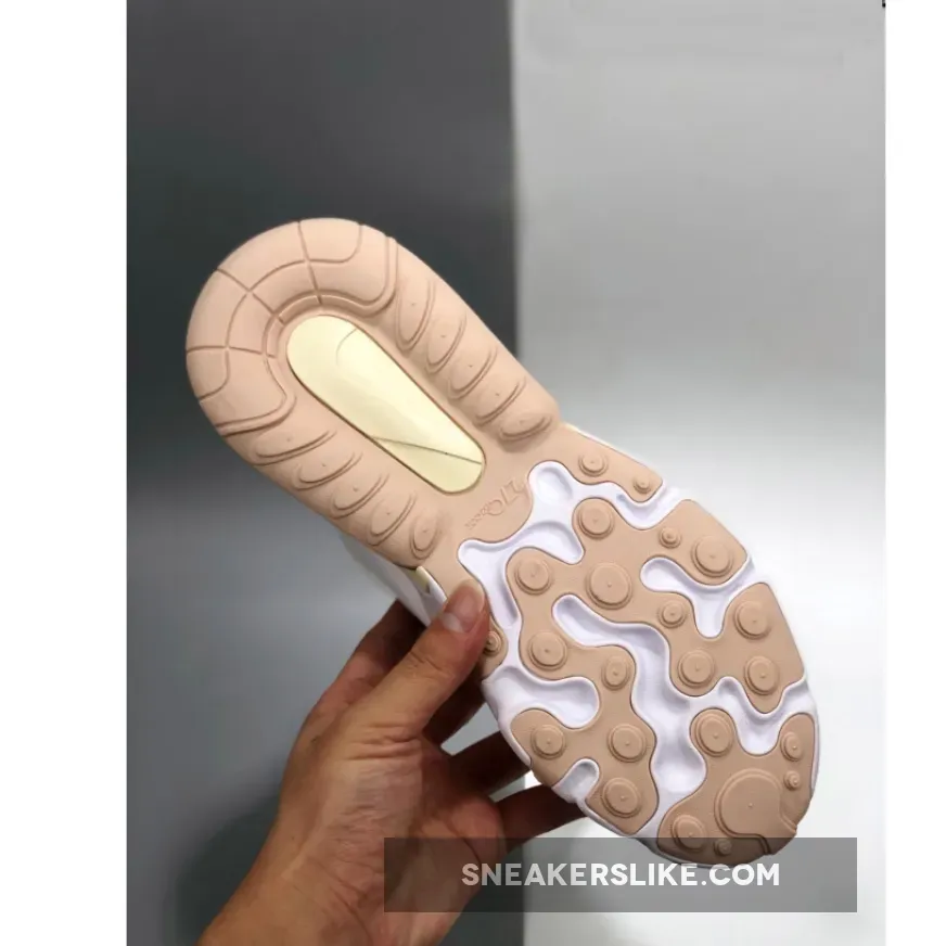 Nike Air Max 270 React Light Orewood Brown CJ0619-102 Air Max 270 React Summit White Orewood Brown