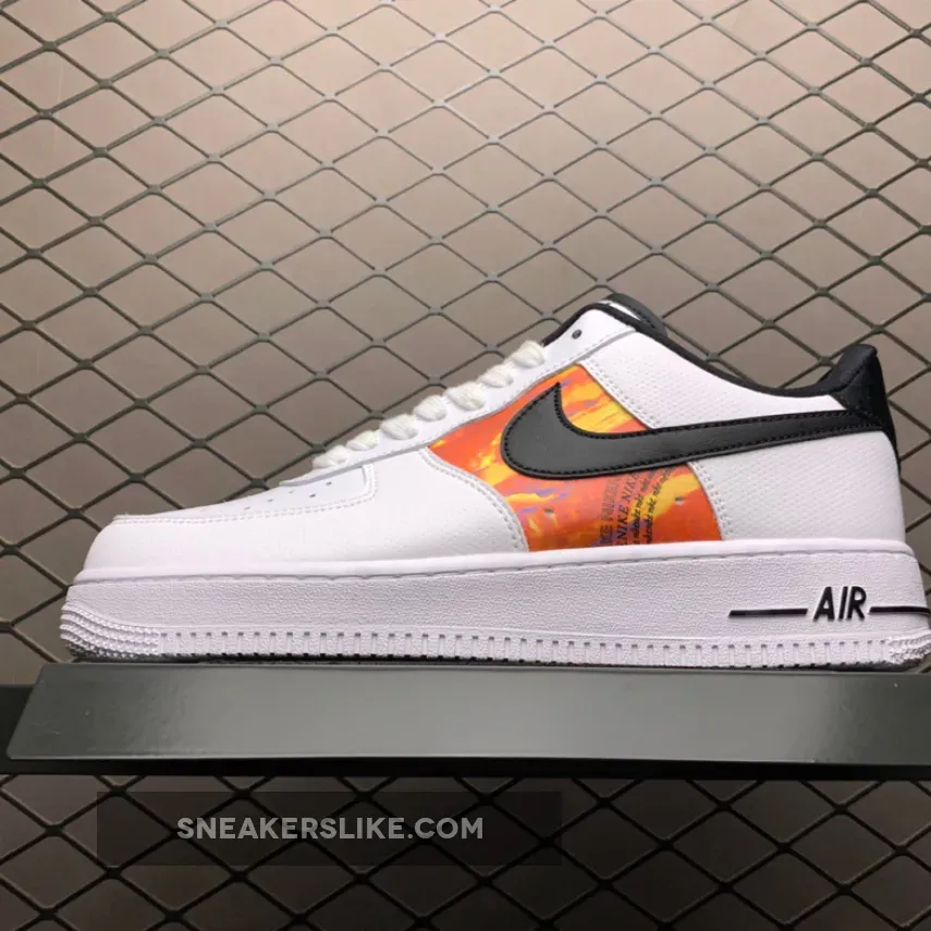 Nike Air Force 1 Yellow/Orange-Red-Blue CU4734-100 Restock