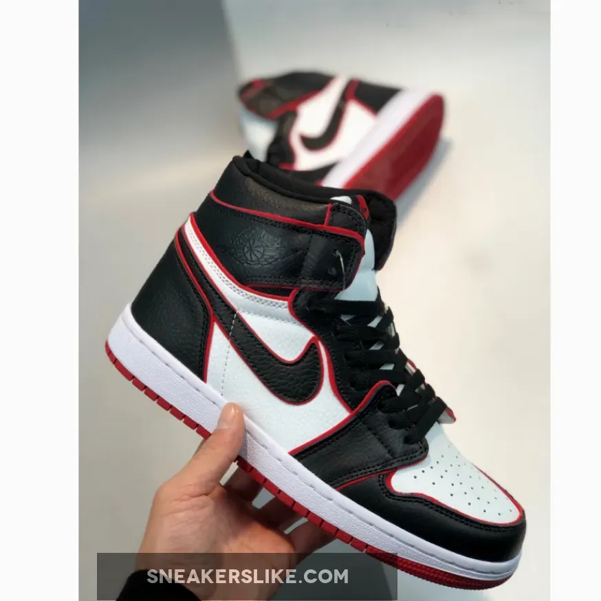 Air Jordan 1 High Og 'Bloodline / Meant To Fly' AJ1 Black/Gym Red-White / jordan 1 blood lines