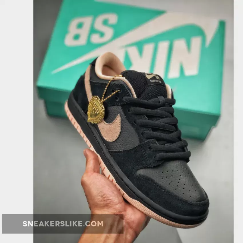 Nike SB Dunk Low Black/Washed Coral-Black #black coral dunks