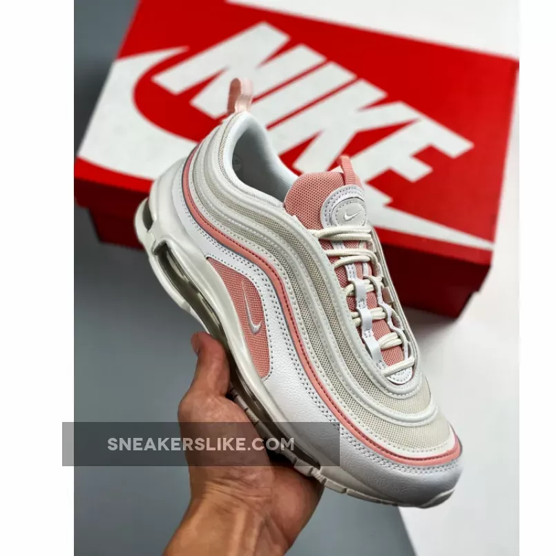 Nike Air Max 97 White/Bleached Coral 921733-104 wmns air max 97 'bleached coral'